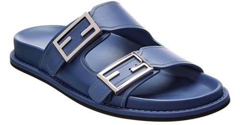 fendi sandals blue|discounted Fendi sandals.